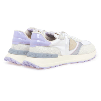 Sneaker Philippe Model Antibes in pelle cracklè e tessuto - 3