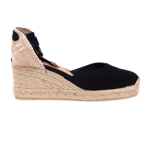 Espadrillas Castaner Carina/6 in canvas con zeppa 70 mm