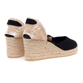 Espadrillas Castaner Carina/6 in canvas con zeppa 70 mm - 3
