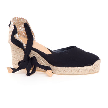Espadrillas Castaner Carina/6 in canvas con zeppa 70 mm - 4