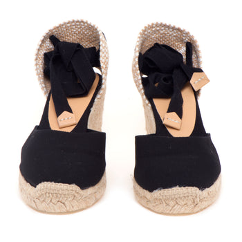 Espadrillas Castaner Carina/6 in canvas con zeppa 70 mm - 5