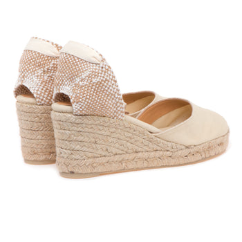 Espadrillas Castaner Carina/6 in canvas con zeppa 70 mm - 3