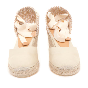 Espadrillas Castaner Carina/6 in canvas con zeppa 70 mm - 5