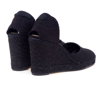 Espadrillas Castaner Carina in canvas con zeppa 90 mm - 3