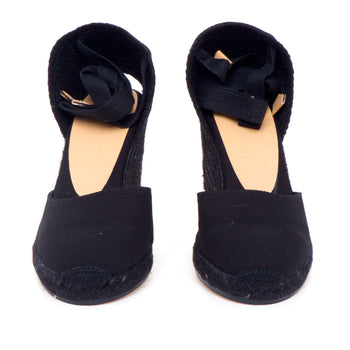 Espadrillas Castaner Carina in canvas con zeppa 90 mm - 5