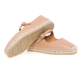 Castanèr espadrilla flat stile mary-jane in pelle - 4