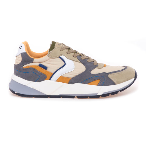 Sneaker Voile Blanche Club19 in camoscio e tessuto