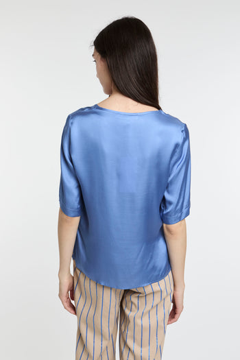T-shirt Kaos in viscosa effetto satin - 4