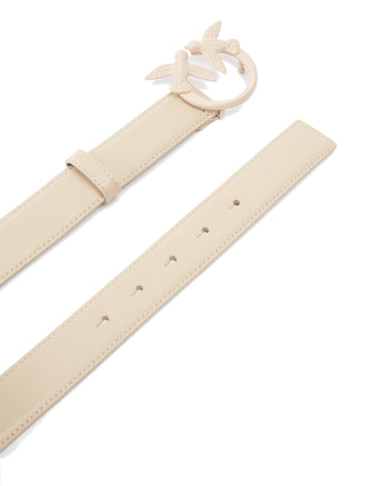 Cintura in pelle 3 cm  Pinko con fibbia Love Birds tono su tono - 3