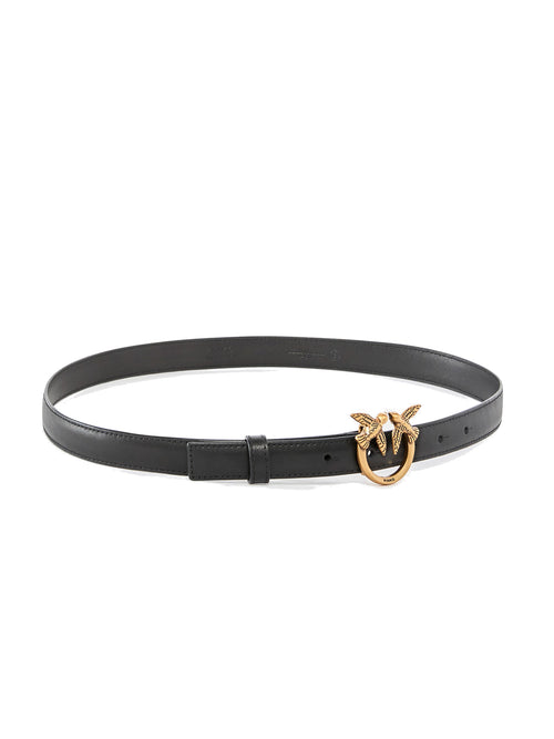 Cintura Pinko 2 cm in pelle con fibbia Love Birds - 2