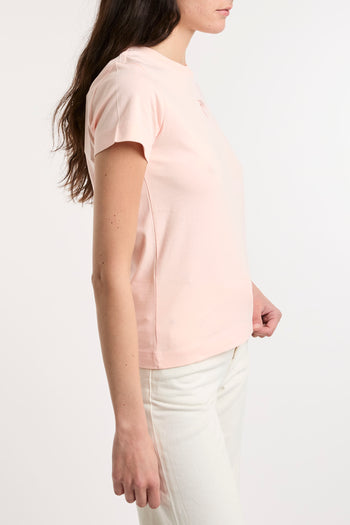 T-shirt Pinko in cotone con logo ricamato - 4