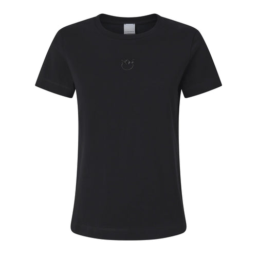 T-shirt Pinko in cotone con logo ricamato