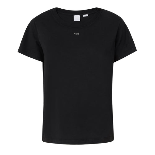 T-shirt Pinko in cotone con mini logo