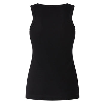 Top/canotta Pinko a costine con logo Love Birds - 3