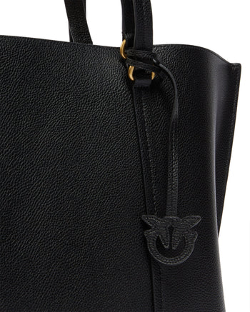 Borsa shopping Pinko in pelle martellata - 3