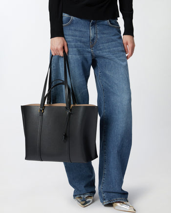 Borsa shopping Pinko in pelle martellata - 5
