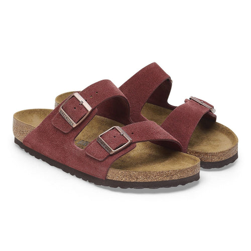 Ciabatta Birkenstock Arizona in camoscio con doppia fascia - 2