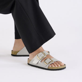 Ciabatta Birkenstock Arizona Big Buckle in pelle verniciata - 5