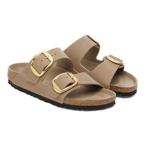 Ciabatta Birkenstock Arizona Big Bucklè in nabuck oliato - 2