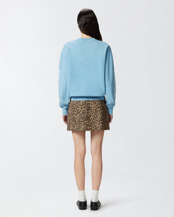 Felpa Pinko in cotone con maniche logate - 5