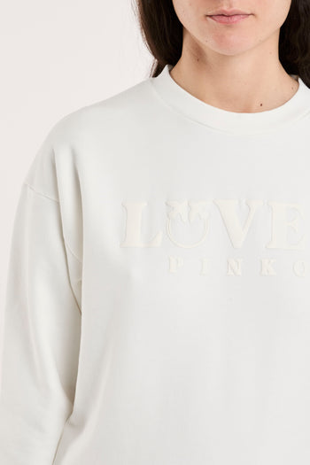 Felpa Pinko in cotone con logo - 5