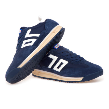 Sneaker Back 70 Jogger in camoscio e nylon - 4