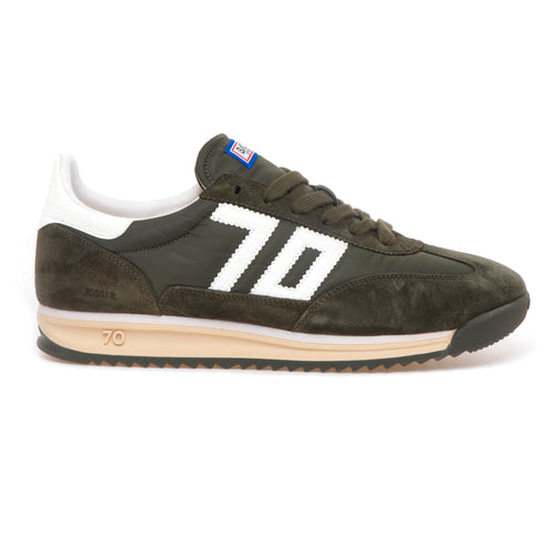Sneaker Back 70 Jogger in camoscio e nylon