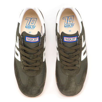 Sneaker Back 70 Jogger in camoscio e nylon - 5