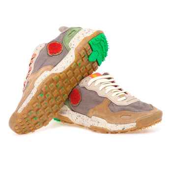 Sneaker Satorisan Chacrona in lino e camoscio - 4