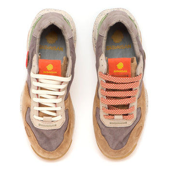 Sneaker Satorisan Chacrona in lino e camoscio - 5