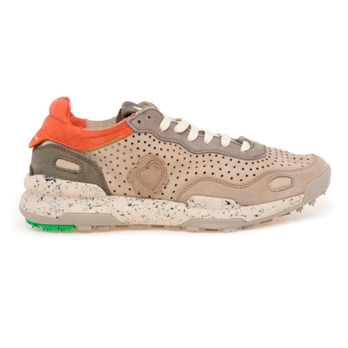 Sneaker Satorisan Chacrona Laser Premium in pelle forata e camoscio