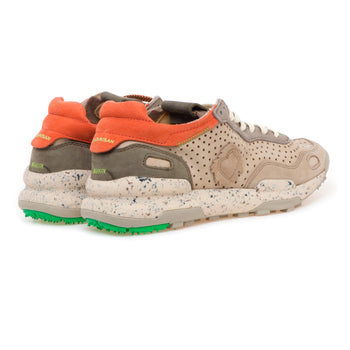 Sneaker Satorisan Chacrona Laser Premium in pelle forata e camoscio - 3