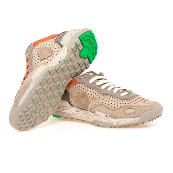 Sneaker Satorisan Chacrona Laser Premium in pelle forata e camoscio - 4