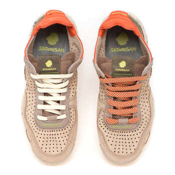 Sneaker Satorisan Chacrona Laser Premium in pelle forata e camoscio - 5
