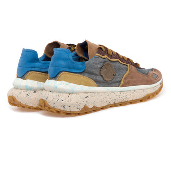 Sneaker Satorisan Chacrona Metta Lino Whitewisp in camoscio e lino - 3