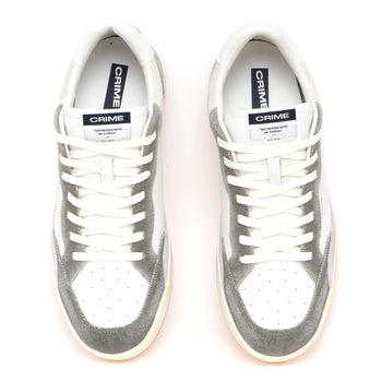 Sneaker Crime London "Chelsea" in pelle e canvas - 5