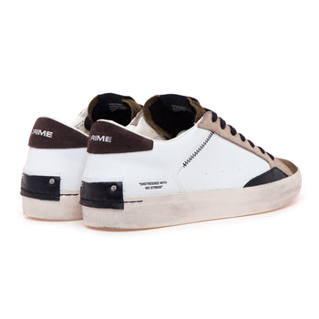 Sneaker Crime London "Distressed" in pelle e camoscio - 3