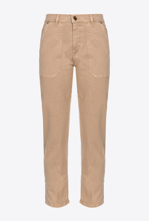 Jeans chinos Pinko in bull di cotone stretch - 1