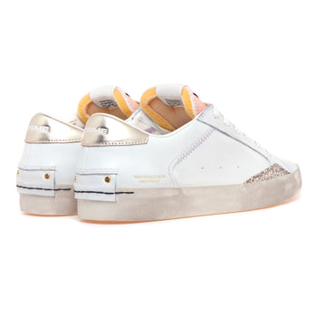 Sneaker Crime London "Distressed" in pelle e glitter - 3