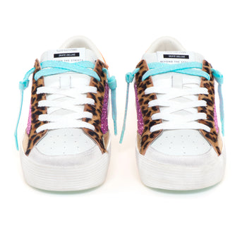 Sneaker Crime London "Skate Deluxe" in pelle e glitter - 5