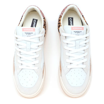 Sneaker Crime London "Chelsea" in pelle, camoscio e glitter - 5