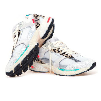 Sneaker Crime London Fugitive in tessuto e camoscio - 4