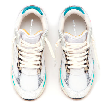 Sneaker Crime London Fugitive in tessuto e camoscio - 5