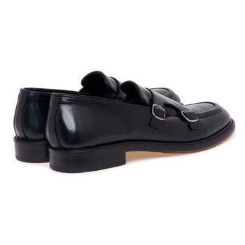 Mocassino formale Pawelk's in pelle con doppia fibbia - 3