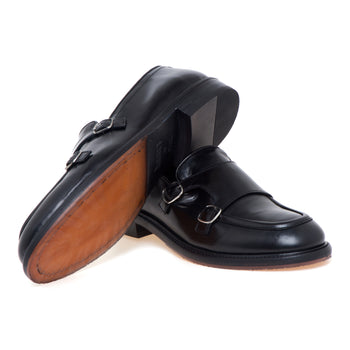 Mocassino formale Pawelk's in pelle con doppia fibbia - 4