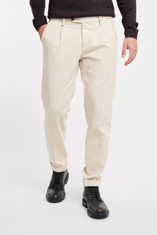 Pantalone Myths in bull cotton con pence - 1