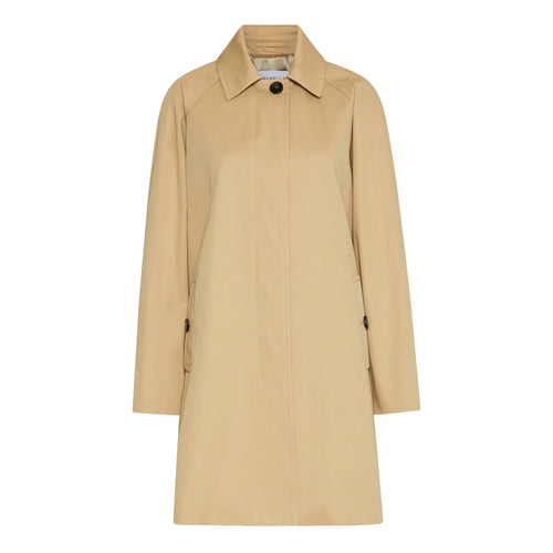 Marella, trench monopetto Santhia in cotone anti goccia