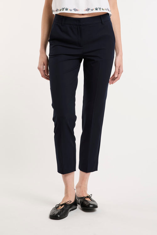 Marella, pantalone Nicosia slim-fit in misto viscosa - 1