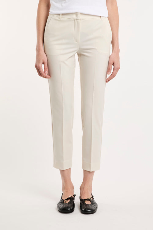 Marella, pantalone Nicosia slim-fit in misto viscosa - 1
