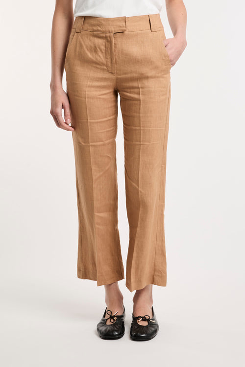 Marella, pantalone wide leg Falco in lino - 2